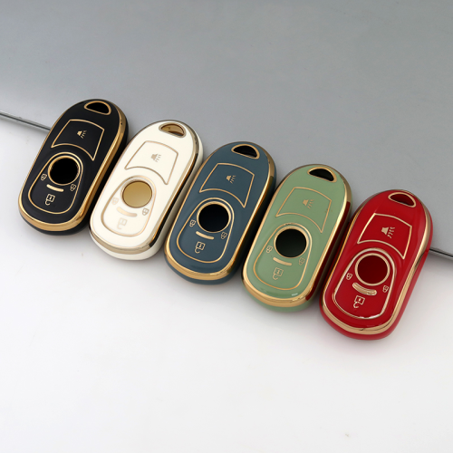 Gold TPU Car Key Cover For Buick Key Protect Case