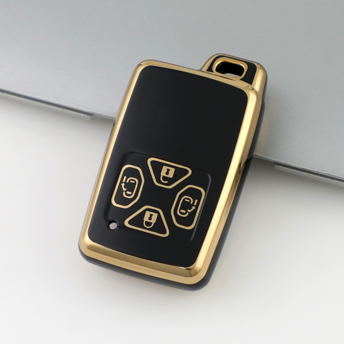 Gold TPU Car Key Cover For  TOYOTA  Key Protect Case