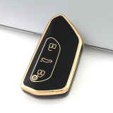 Gold TPU Car Key Cover For  Volkswagen  Key Protect Case