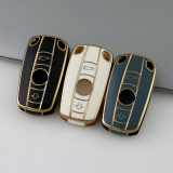 Gold TPU Car Key Cover For BMW Key Protect Case
