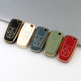 Gold TPU Car Key Cover For Ford Key Protect Case