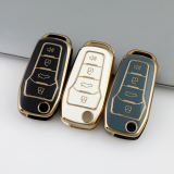 Gold TPU Car Key Cover For Ford Key Protect Case