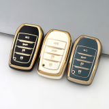 Gold TPU Car Key Cover For  TOYOTA  Key Protect Case