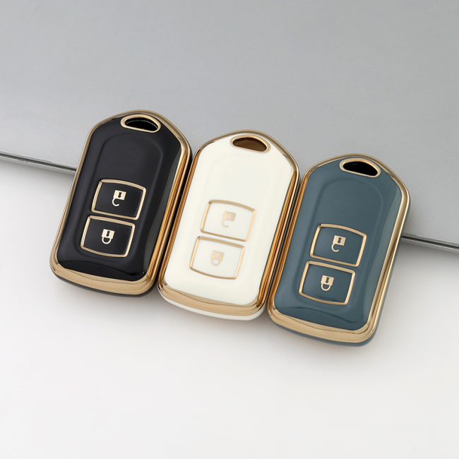 Gold TPU Car Key Cover For  TOYOTA  Key Protect Case