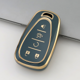 Gold TPU Car Key Cover For  Chevrolet  Key Protect Case