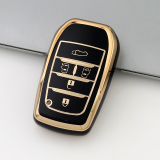 Gold TPU Car Key Cover For  TOYOTA  Key Protect Case