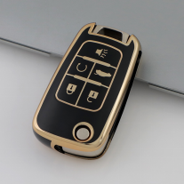 Gold TPU Car Key Cover For  Chevrolet  Key Protect Case