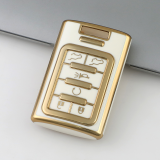 Gold TPU Car Key Cover For  Cadillac  Key Protect Case