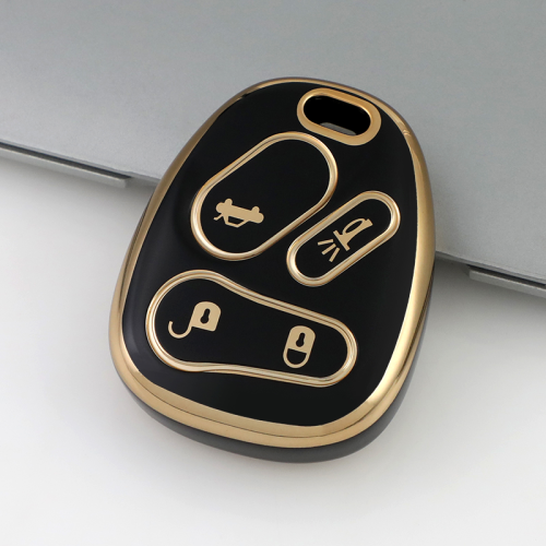 Gold TPU Car Key Cover For  Chevrolet  Key Protect Case