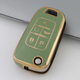 Gold TPU Car Key Cover For  Chevrolet  Key Protect Case