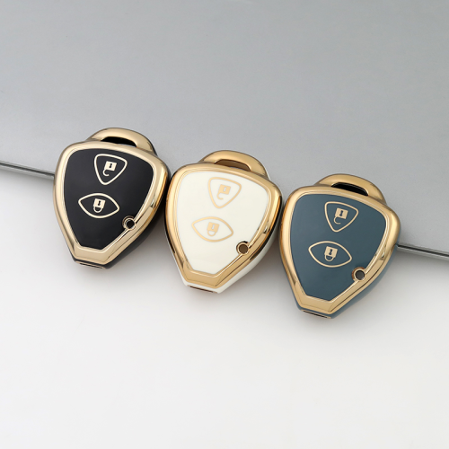 Gold TPU Car Key Cover For  TOYOTA  Key Protect Case