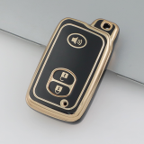 Gold TPU Car Key Cover For  TOYOTA  Key Protect Case
