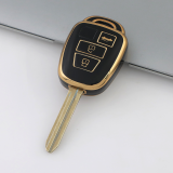 Gold TPU Car Key Cover For  TOYOTA  Key Protect Case