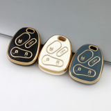 Gold TPU Car Key Cover For  Chevrolet  Key Protect Case