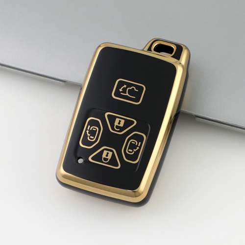 Gold TPU Car Key Cover For  TOYOTA  Key Protect Case