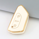 Gold TPU Car Key Cover For  Volkswagen  Key Protect Case