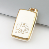 Gold TPU Car Key Cover For  TOYOTA  Key Protect Case