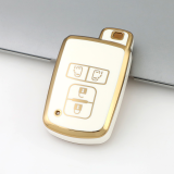 Gold TPU Car Key Cover For  TOYOTA  Key Protect Case