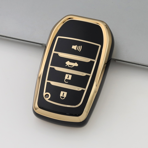 Gold TPU Car Key Cover For  TOYOTA  Key Protect Case