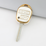 Gold TPU Car Key Cover For  TOYOTA  Key Protect Case