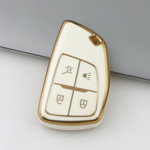 Gold TPU Car Key Cover For Buick Key Protect Case