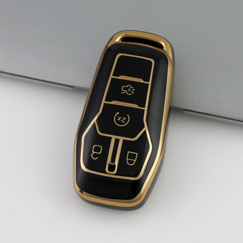 Gold TPU Car Key Cover For Ford Key Protect Case