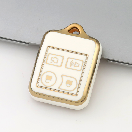 Gold TPU Car Key Cover For Ford Key Protect Case