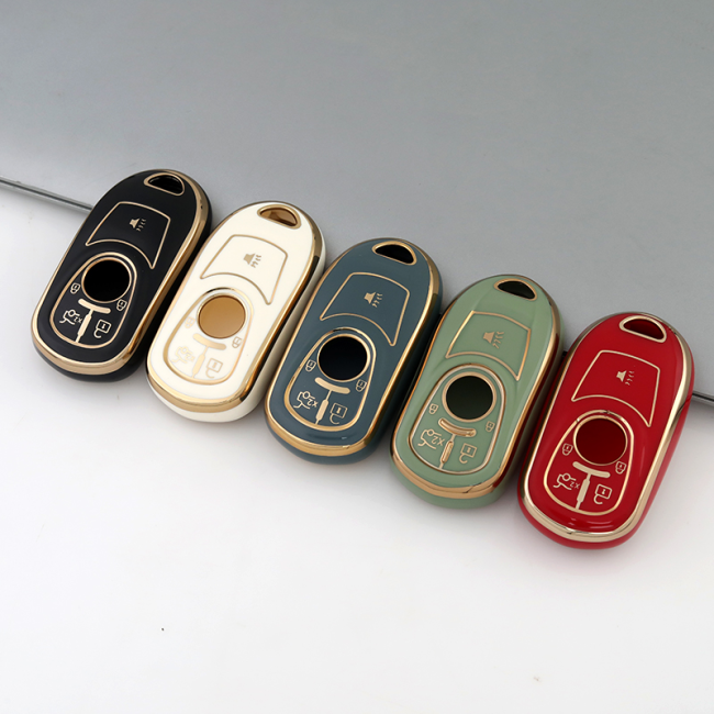 Gold TPU Car Key Cover For Buick Key Protect Case