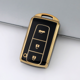 Gold TPU Car Key Cover For  TOYOTA  Key Protect Case