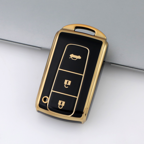 Gold TPU Car Key Cover For  TOYOTA  Key Protect Case