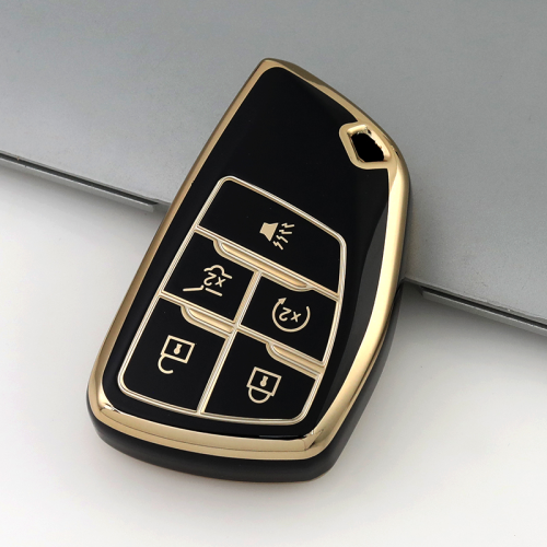 Gold TPU Car Key Cover For Buick Key Protect Case