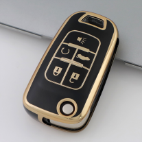 Gold TPU Car Key Cover For  Chevrolet  Key Protect Case