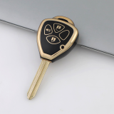 Gold TPU Car Key Cover For  TOYOTA  Key Protect Case
