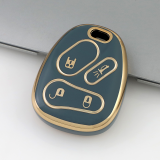 Gold TPU Car Key Cover For  Chevrolet  Key Protect Case