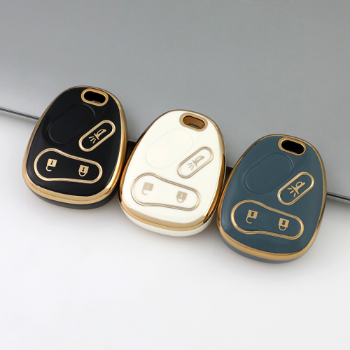 Gold TPU Car Key Cover For  Chevrolet  Key Protect Case