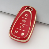 Gold TPU Car Key Cover For  Chevrolet  Key Protect Case