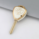 Gold TPU Car Key Cover For  TOYOTA  Key Protect Case