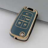 Gold TPU Car Key Cover For  Chevrolet  Key Protect Case