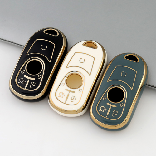 Gold TPU Car Key Cover For Buick Key Protect Case
