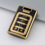Gold TPU Car Key Cover For  Cadillac  Key Protect Case