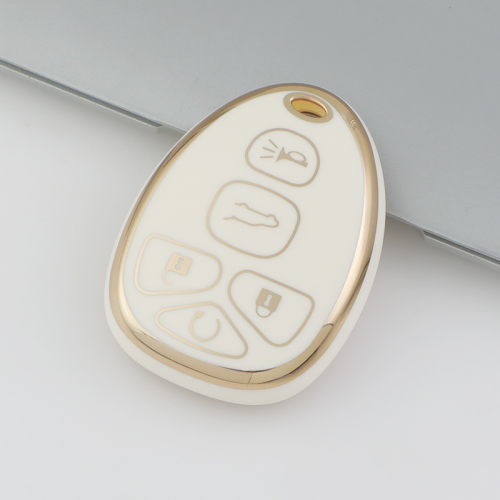 Gold TPU Car Key Cover For  Chevrolet  Key Protect Case