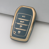 Gold TPU Car Key Cover For  TOYOTA  Key Protect Case