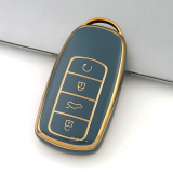 Gold TPU Car Key Cover For Chery  Key Protect Case