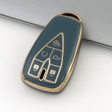 Gold TPU Car Key Cover For  Changan  Key Protect Case