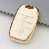 Gold TPU Car Key Cover For  Kia  Key Protect Case