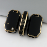 Gold TPU Car Key Cover For  Kia  Key Protect Case