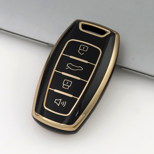 Gold TPU Car Key Cover For  GWM  Key Protect Case