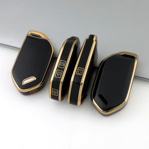 Gold TPU Car Key Cover For  Kia  Key Protect Case