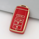 Gold TPU Car Key Cover For  Honda  Key Protect Case