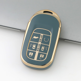 Gold TPU Car Key Cover For  Honda  Key Protect Case